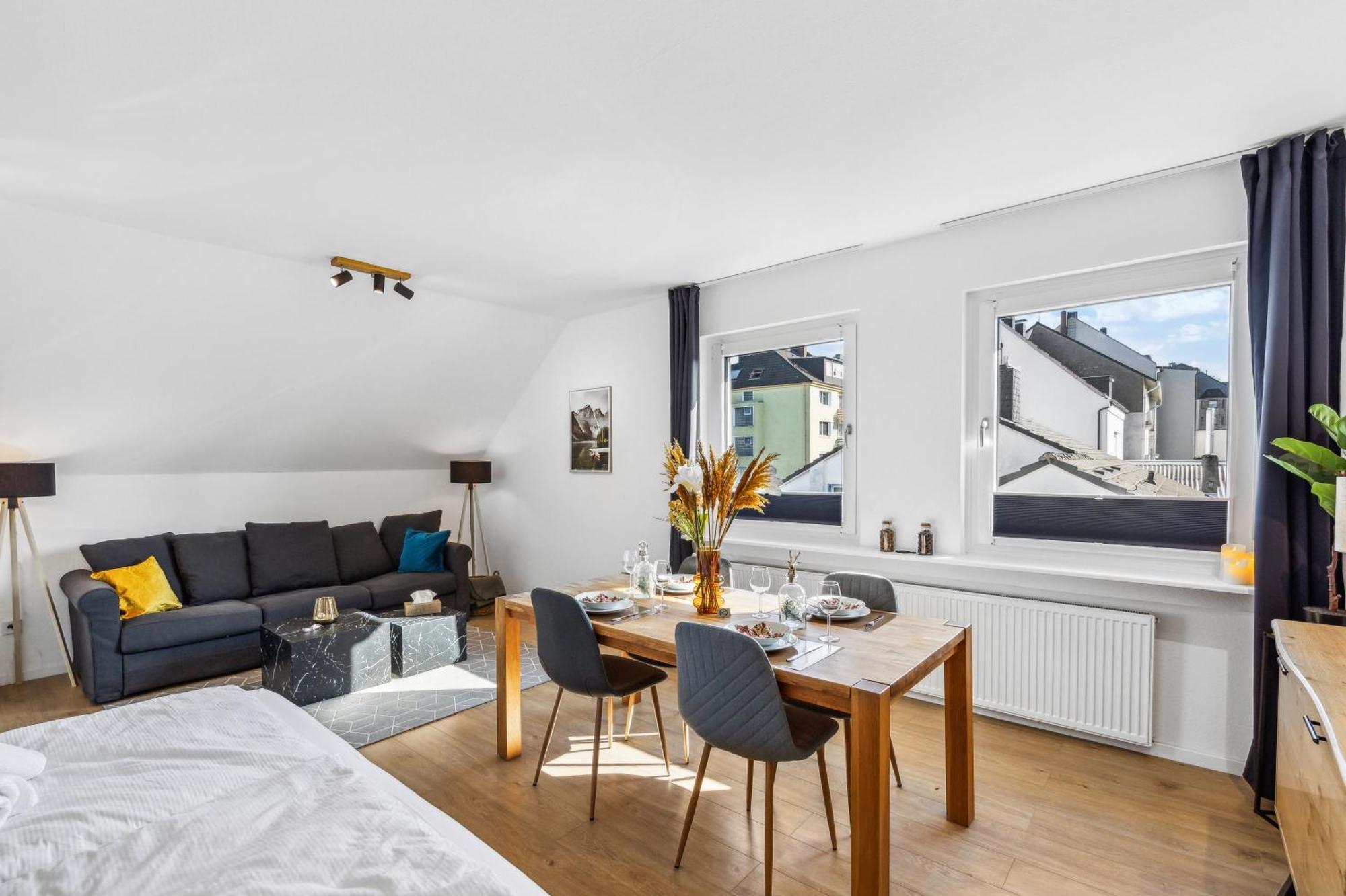 Citychalet- 73M2-Boxspringbett-Neu Renoviert-Kueche-Sehr Ruhig Bochum Exterior foto